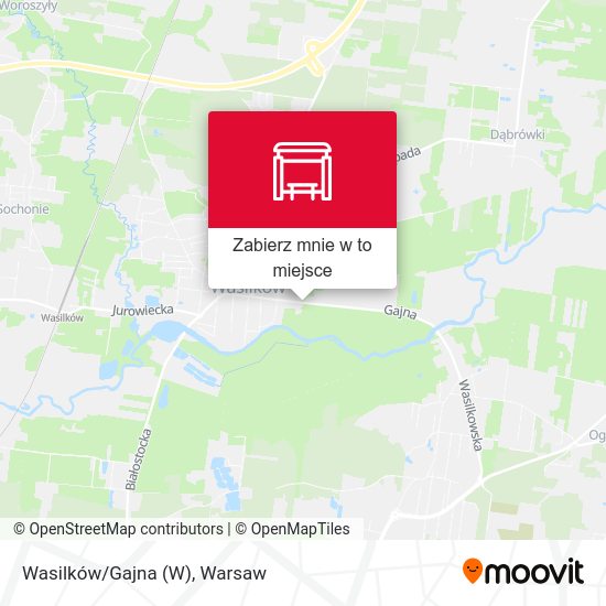 Mapa Wasilków/Gajna