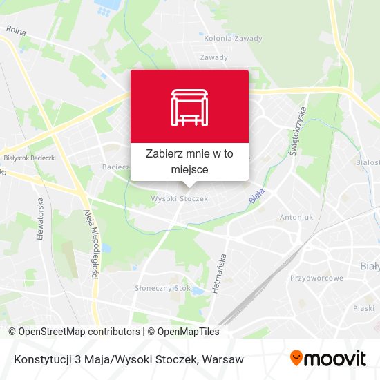 Mapa Konstytucji 3 Maja / Wysoki Stoczek