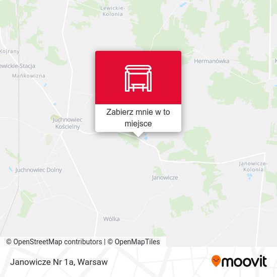 Mapa Janowicze Nr 1a