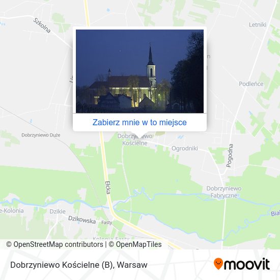 Mapa Dobrzyniewo Kościelne (B)