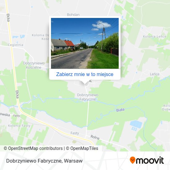 Mapa Dobrzyniewo Fabryczne