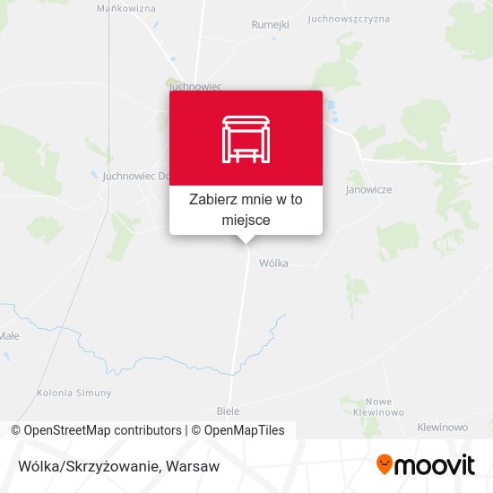 Mapa Wólka/Skrzyżowanie