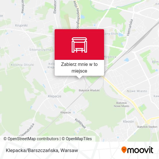 Mapa Klepacka/Barszczańska