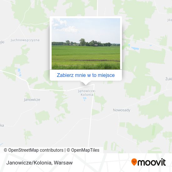 Mapa Janowicze/Kolonia