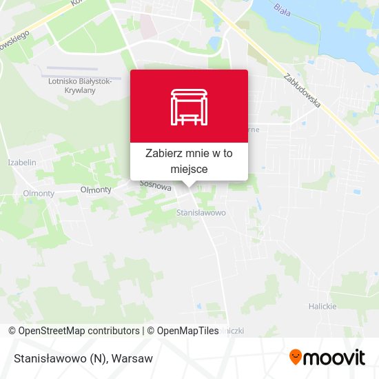 Mapa Stanisławowo (N)