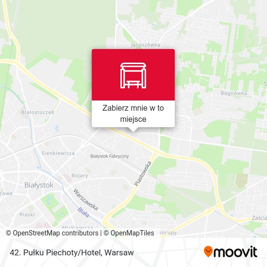 Mapa 42. Pułku Piechoty/Hotel