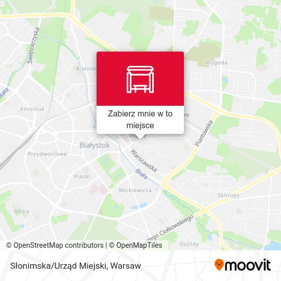 Mapa Słonimska/Urząd Miejski