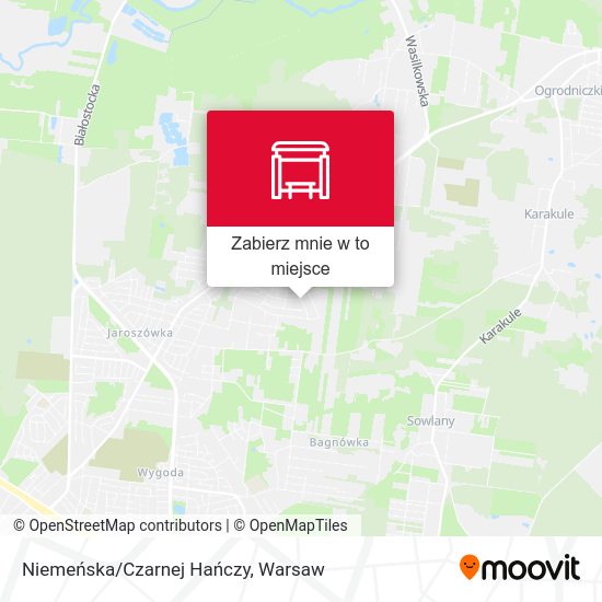 Mapa Niemeńska/Czarnej Hańczy