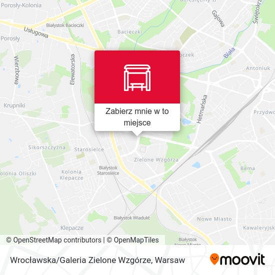 Mapa Wrocławska / Galeria Zielone Wzgórze