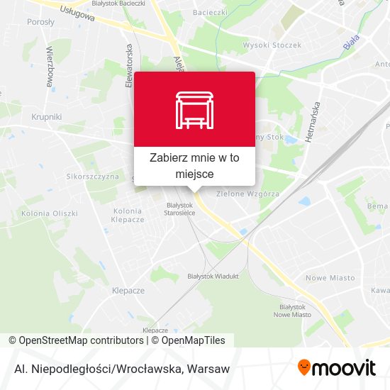 Mapa Al. Niepodległości/Wrocławska