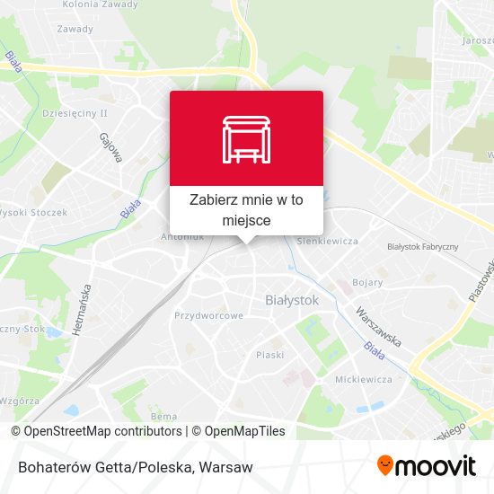 Mapa Bohaterów Getta/Poleska