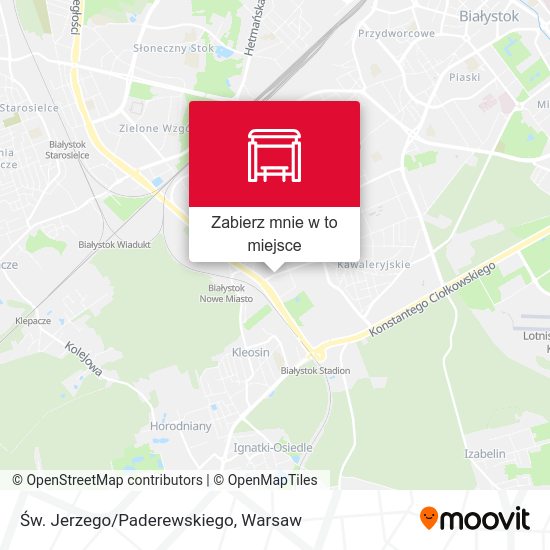 Mapa Św. Jerzego/Paderewskiego