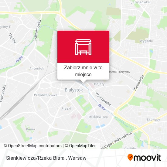 Mapa Sienkiewicza/Rzeka Biała