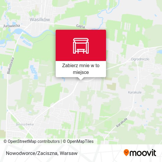 Mapa Nowodworce/Zaciszna