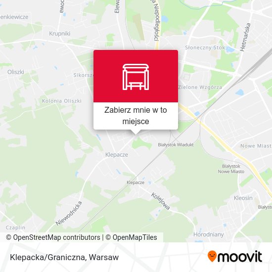 Mapa Klepacka/Graniczna