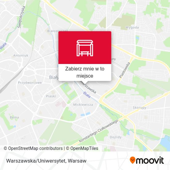 Mapa Warszawska/Uniwersytet