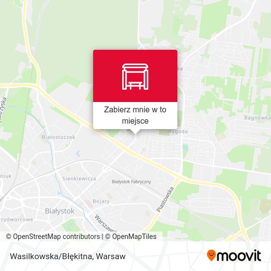 Mapa Wasilkowska/Błękitna