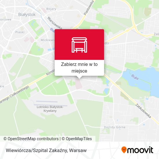 Mapa Wiewiórcza/Szpital Zakaźny