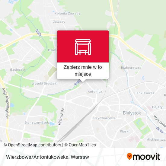 Mapa Wierzbowa/Antoniukowska