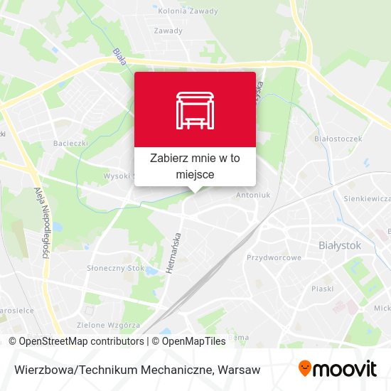 Mapa Wierzbowa / Technikum Mechaniczne