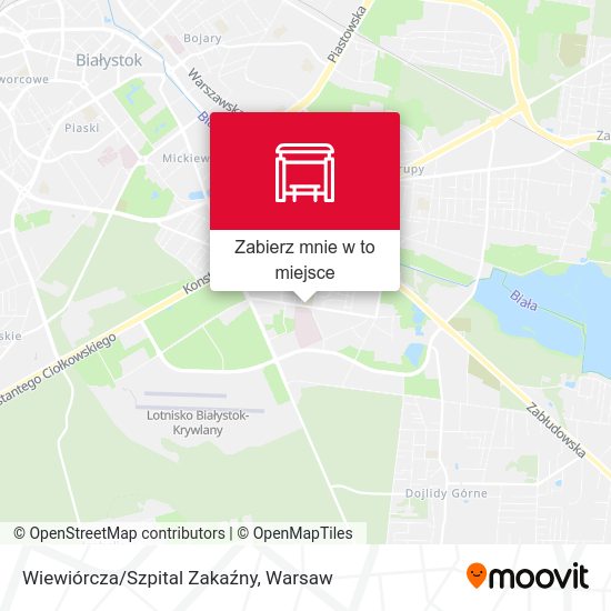 Mapa Wiewiórcza/Szpital Zakaźny