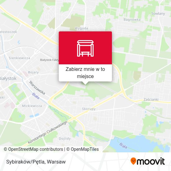 Mapa Sybiraków/Pętla