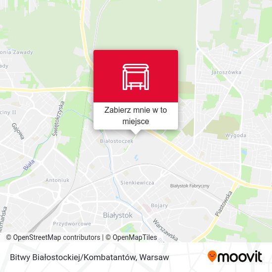 Mapa Bitwy Białostockiej / Kombatantów