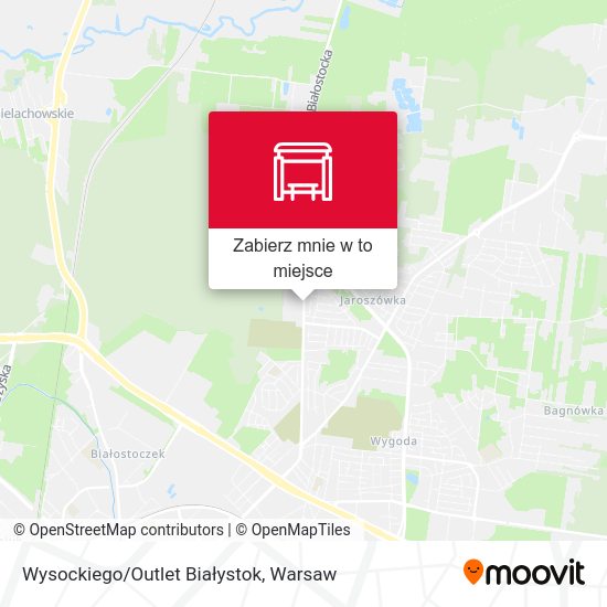 Mapa Wysockiego/Outlet Białystok