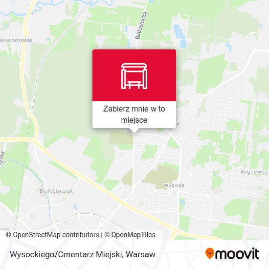 Mapa Wysockiego/Cmentarz Miejski