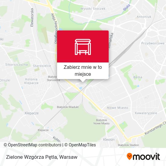 Mapa Zielone Wzgórza Pętla