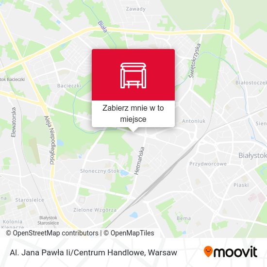 Mapa Al. Jana Pawła Ii / Centrum Handlowe