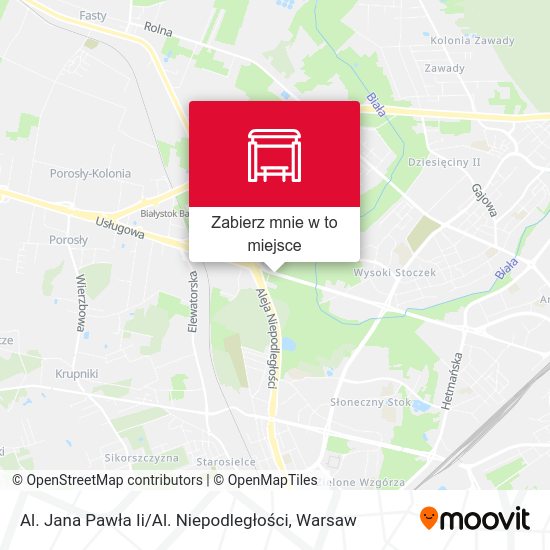 Mapa Al. Jana Pawła Ii / Al. Niepodległości