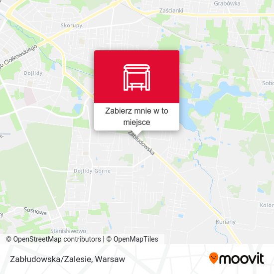 Mapa Zabłudowska/Zalesie