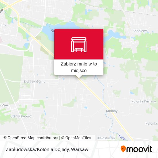 Mapa Zabłudowska/Kolonia Dojlidy