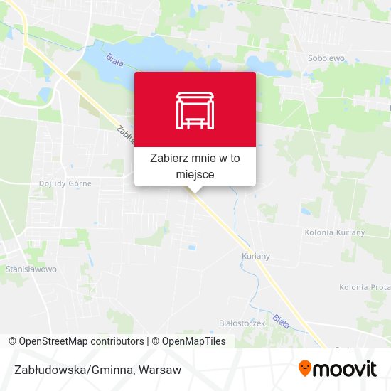 Mapa Zabłudowska/Gminna