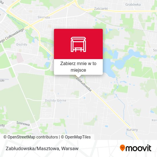 Mapa Zabłudowska/Masztowa