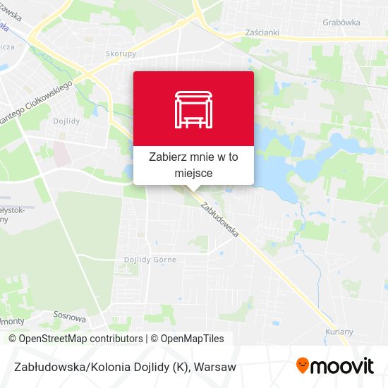 Mapa Zabłudowska / Kolonia Dojlidy