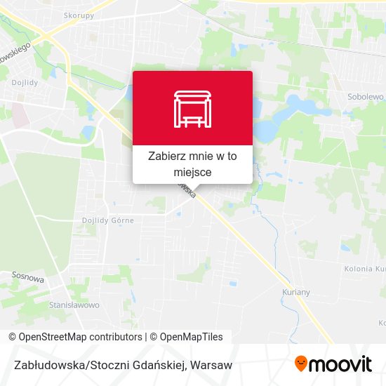 Mapa Zabłudowska/Stoczni Gdańskiej