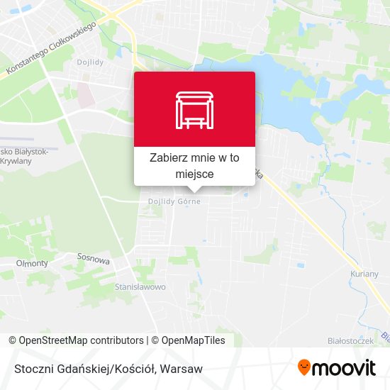 Mapa Stoczni Gdańskiej/Kościół