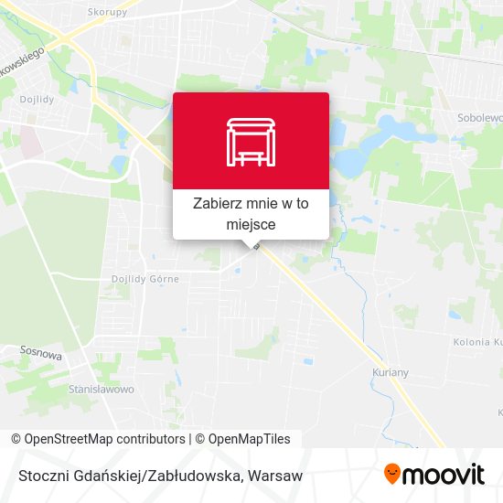 Mapa Stoczni Gdańskiej/Zabłudowska