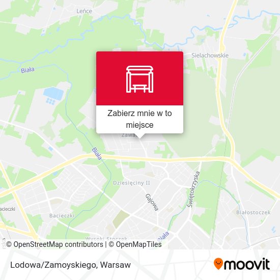 Mapa Lodowa/Zamoyskiego