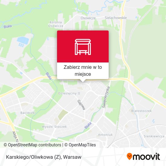 Mapa Karskiego/Oliwkowa (Z)