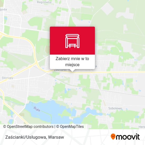 Mapa Zaścianki/Usługowa