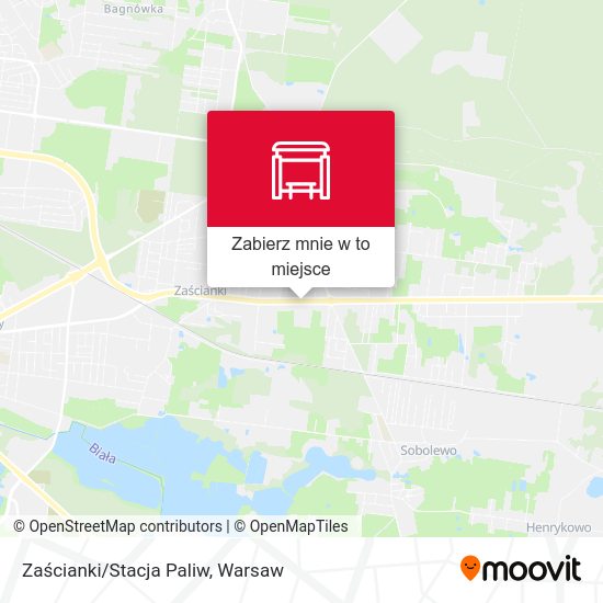 Mapa Zaścianki/Stacja Paliw