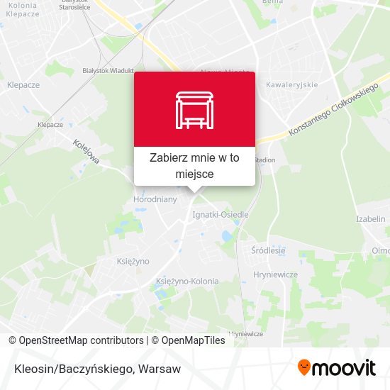 Mapa Kleosin/Baczyńskiego