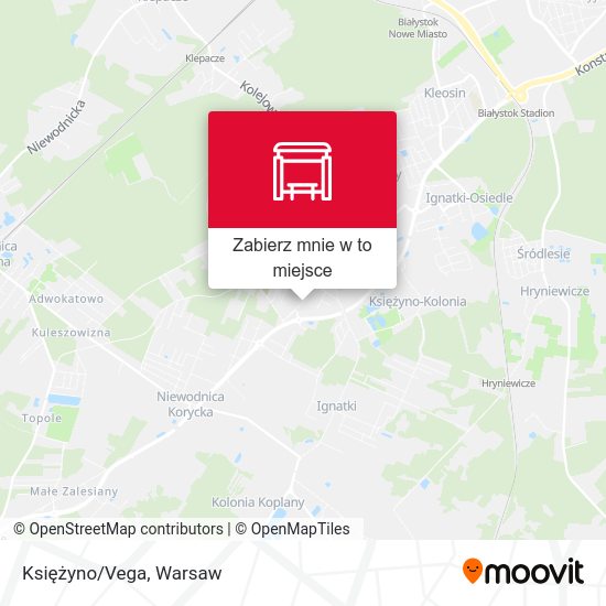 Mapa Księżyno/Vega