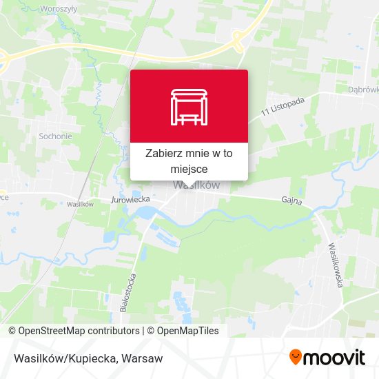 Mapa Wasilków/Kupiecka