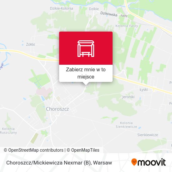 Mapa Choroszcz / Mickiewicza Nexmar (B)