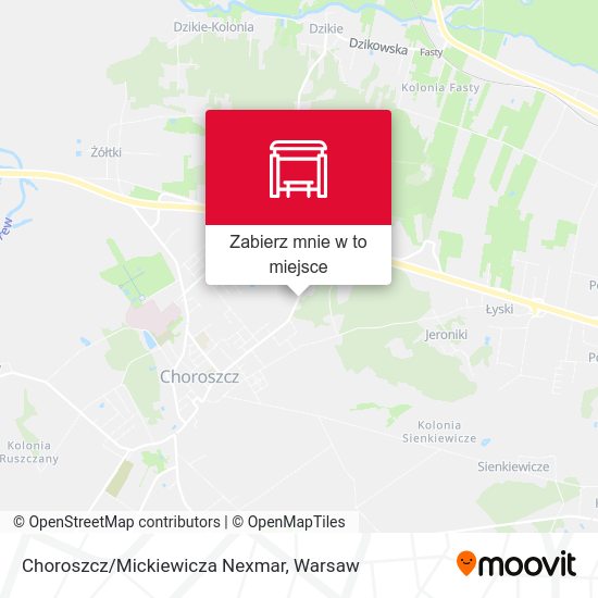 Mapa Choroszcz/Mickiewicza Nexmar