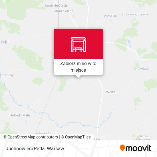 Mapa Juchnowiec/Pętla